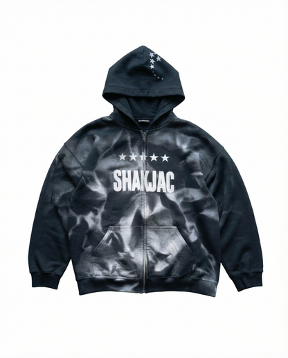 Black SHAKJAC zip-up hoodie
