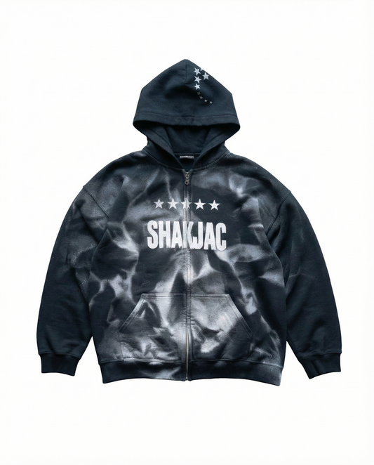 Black SHAKJAC zip-up hoodie