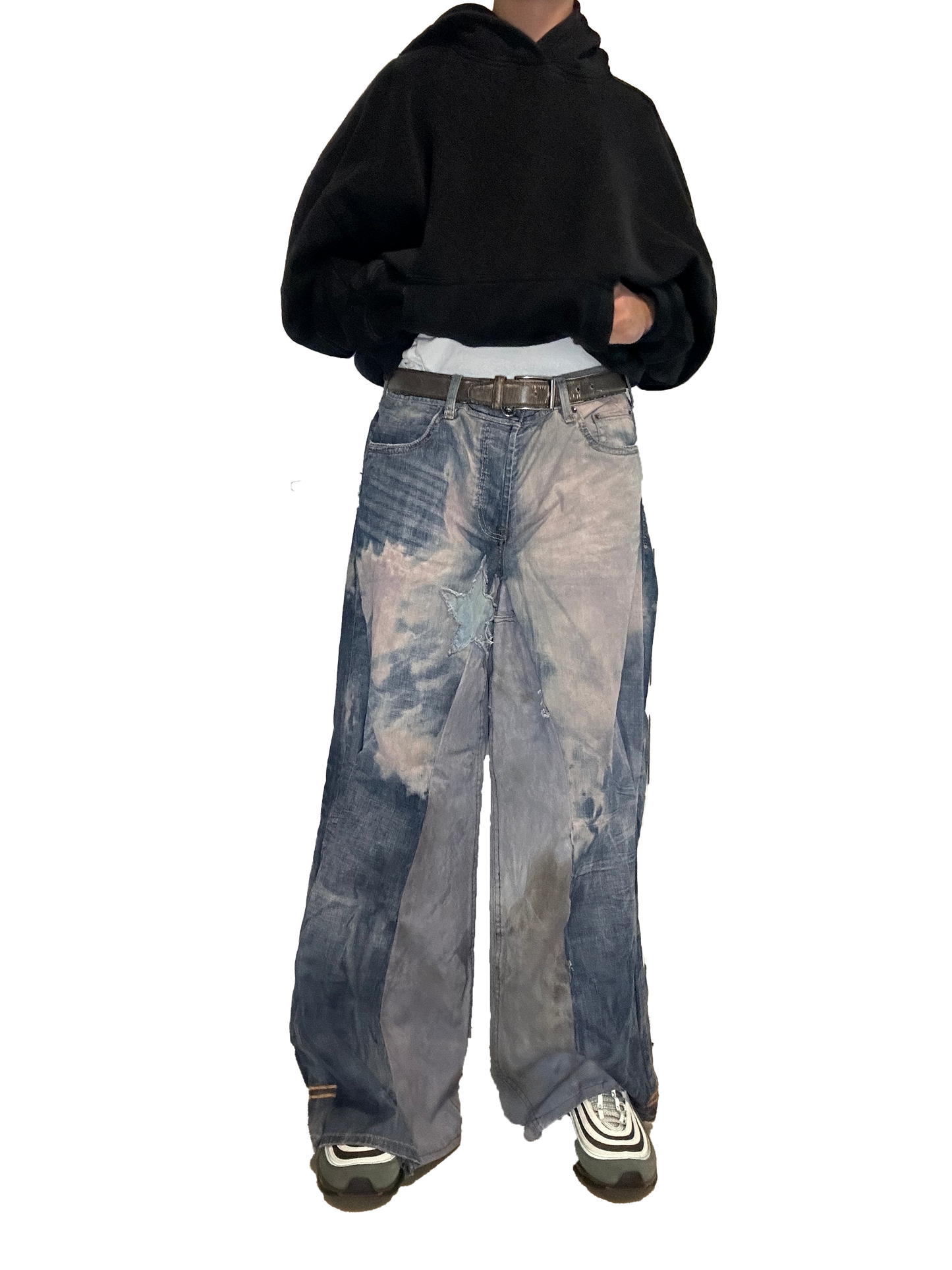 Baggy Jeans Bleached