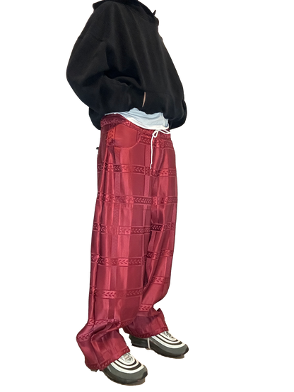 Red Curtain Pants