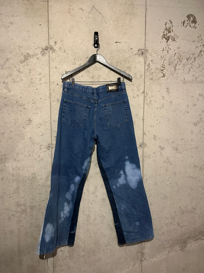 Distressed Star Baggy Jeans