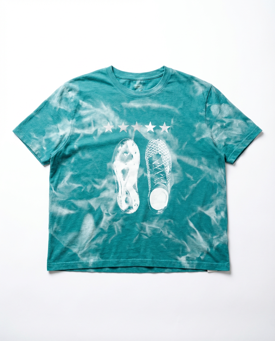Teal cleats shirt